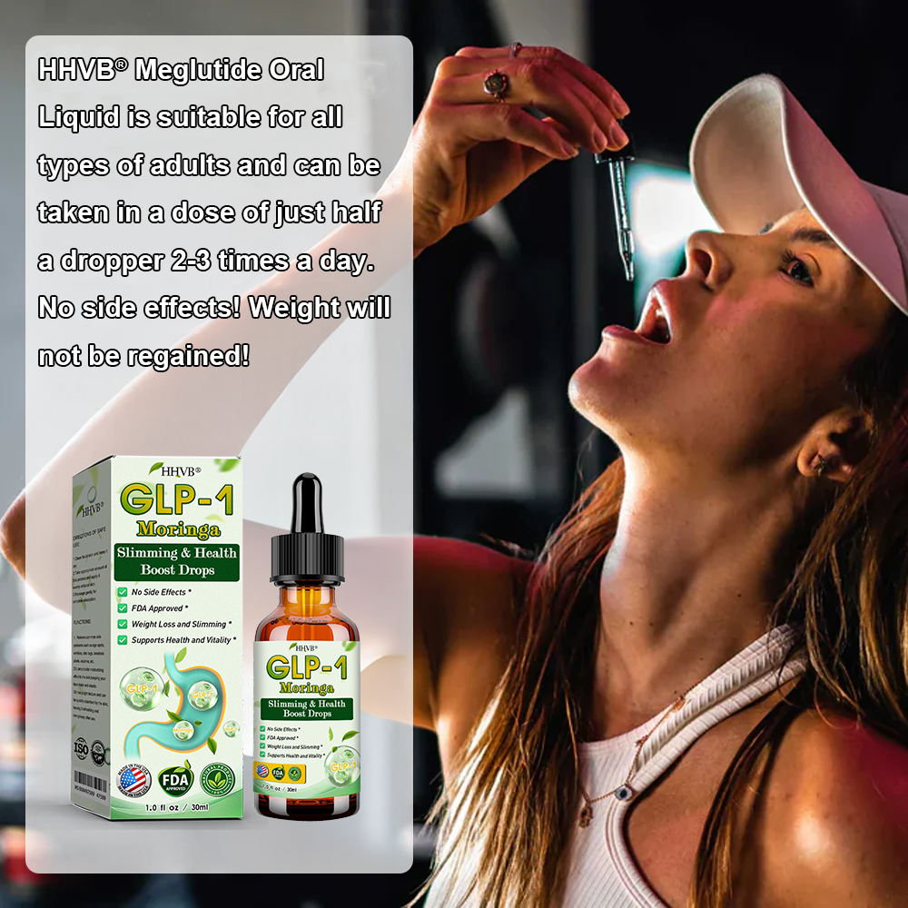 HHVB® 🏬GLP-1 Moringa Slimming & Health Boost Drops( Food-grade fat burner – Developed by The Obesity Society)
